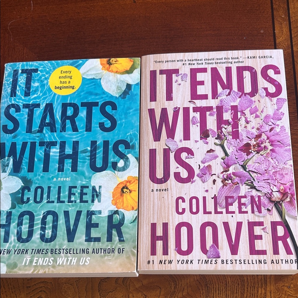 Colleen Hoover Book Set - It Starts With Us & It Ends With Us